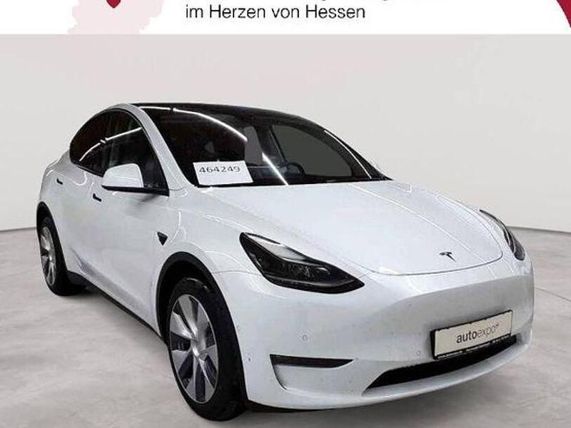 Pearl white multicoat Gebraucht 2021 Tesla Model Y SUV | 29.989 € (Guter Preis) - Bild 1/4