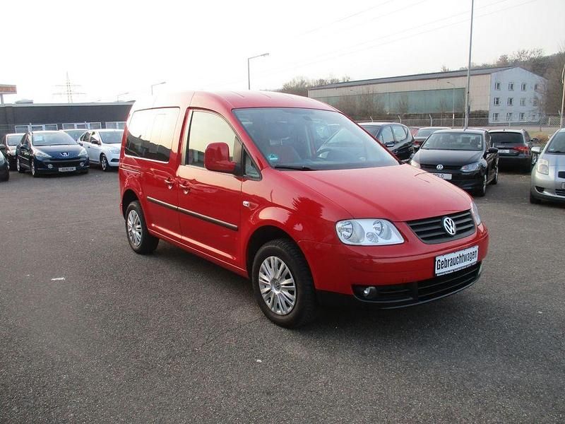 Gebraucht VW Caddy Team 80 PS (58 kW) 2008 Rot Van / Kleinbus