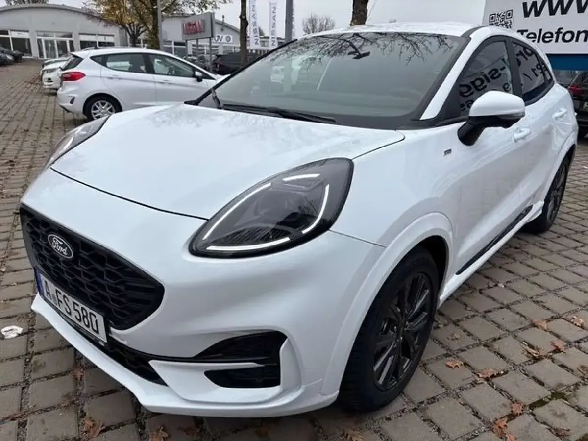 Gebraucht Ford Puma ST-Line 125 PS (91 kW) 2024 Weiß SUV