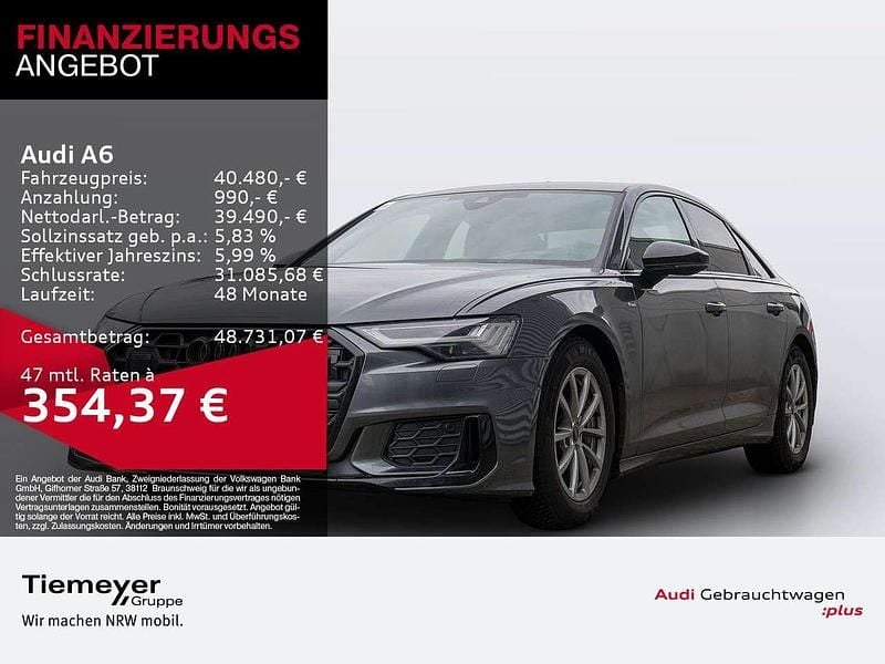 Grau Gebraucht 2023 Audi A6 S-Line Limousine | 40.480 € (Superpreis) - Bild 1/4