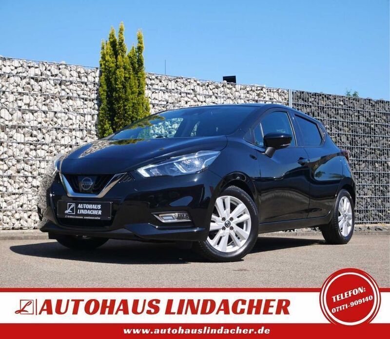 Black metallic (metallic) Gebraucht 2019 Nissan Micra N-Way Kleinwagen | 12.870 € (Fairer Preis) - Bild 1/4