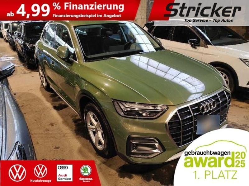 Gebraucht Audi Q5 Advanced 163 PS (119 kW) 2021 Distriktgrün metallic (metallic) SUV