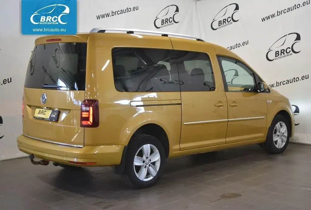 Gebraucht VW Caddy Maxi 150 PS (110 kW) 2018 Gelb Van / Kleinbus