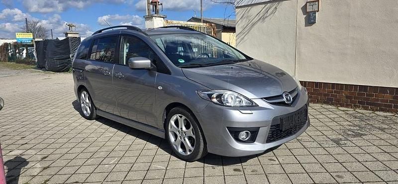 Gebraucht Mazda 5 Active Plus 143 PS (105 kW) 2009 Silber Van / Kleinbus