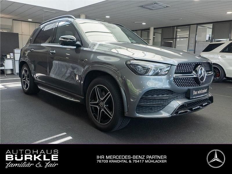 Grau Gebraucht 2021 Mercedes GLE350 AMG SUV | 50.420 € (Teuer) - Bild 1/4