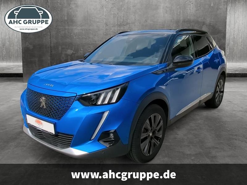 Blau Gebraucht 2022 Peugeot e-2008 GT SUV | 17.990 € (Guter Preis) - Bild 1/4