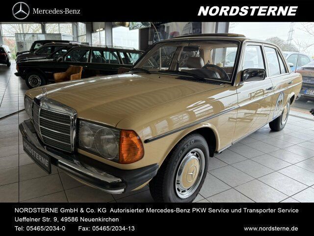 Weizengelb Gebraucht 1980 Mercedes 200 Limousine | 19.900 € - Bild 1/4