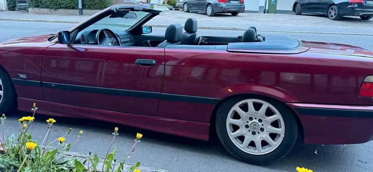 Gebraucht BMW 320 Cabriolet 1996 Rot Cabrio