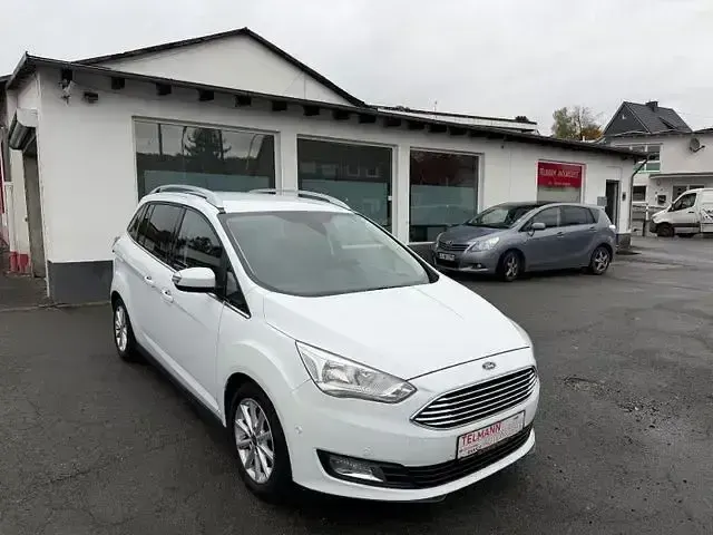 Gebraucht Ford Grand C-Max Titanium 150 PS (110 kW) 2015 Weiß Van / Kleinbus