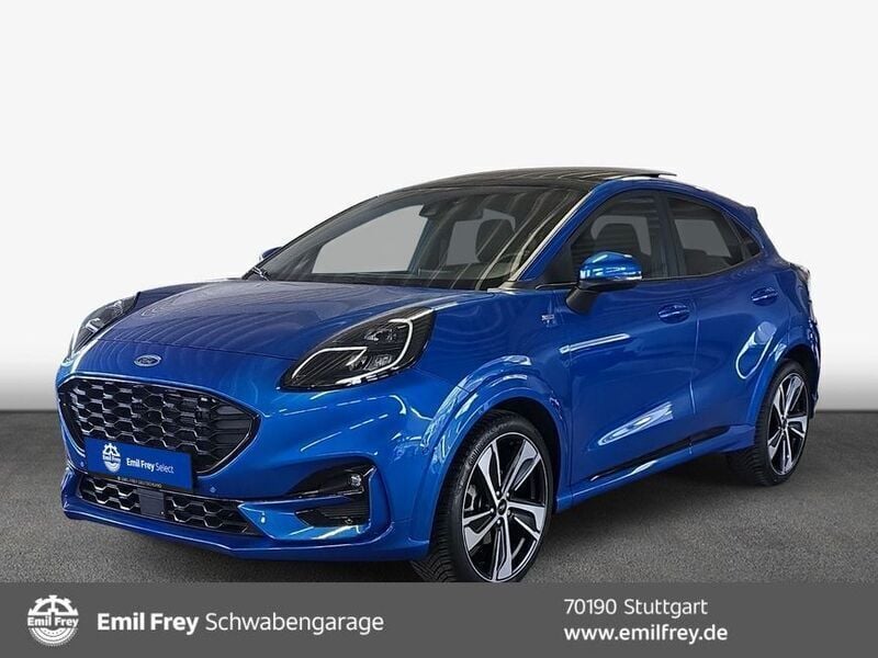 Desert island blue metallic Gebraucht 2022 Ford Puma ST-Line X SUV | 21.980 € (Guter Preis) - Bild 1/4