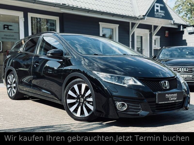 Schwarz Gebraucht 2017 Honda Civic Elegance Kombi | 17.980 € (Fairer Preis) - Bild 1/4