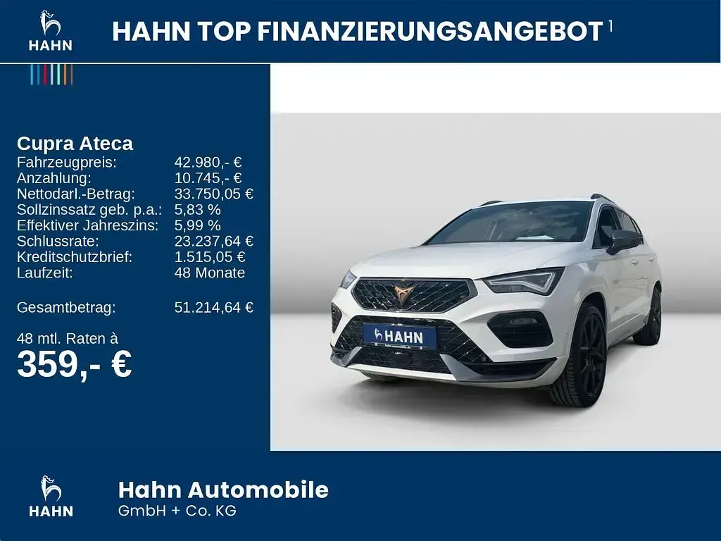 Neu Cupra Ateca VZ 300 PS (220 kW) 2026 Bila weiß SUV