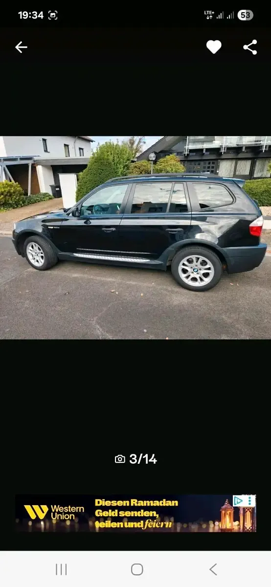 Gebraucht BMW X3 150 PS (110 kW) 2006 Schwarz SUV