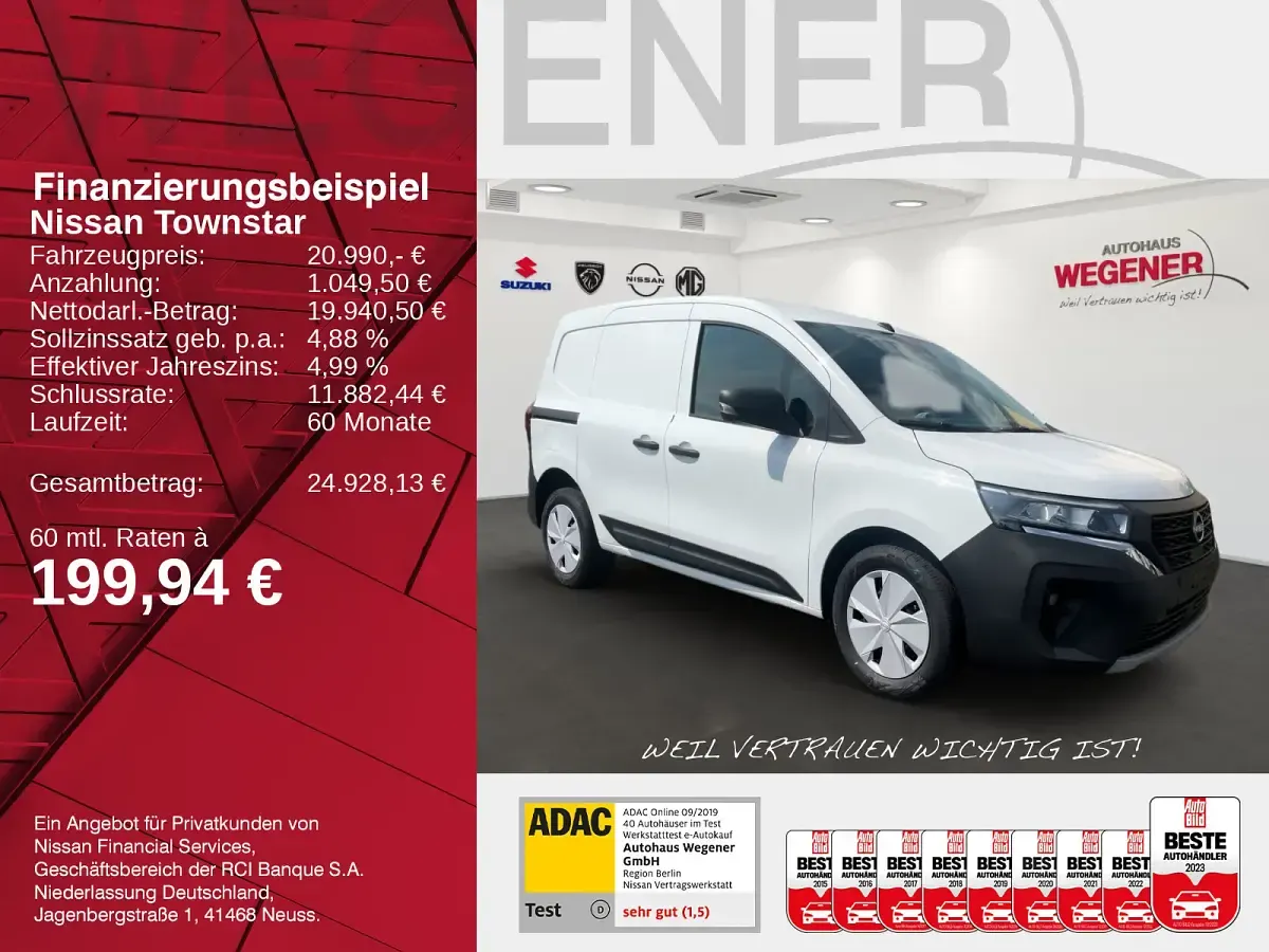 Gebraucht Nissan Townstar Acenta 131 PS (96 kW) 2024
