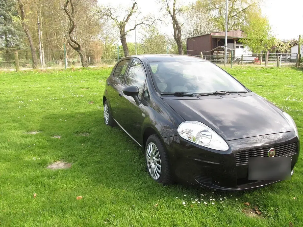 Gebraucht Fiat Punto Lounge 69 PS (50 kW) 2013 Schwarz Kleinwagen