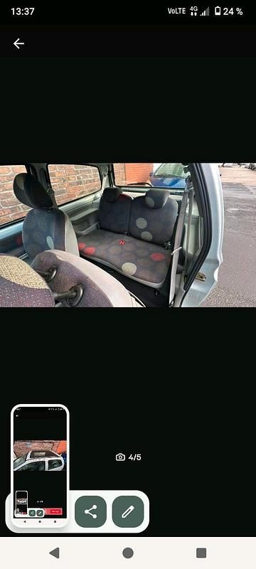 Gebraucht Renault Twingo 75 PS (55 kW) 2002 Silber Kleinwagen