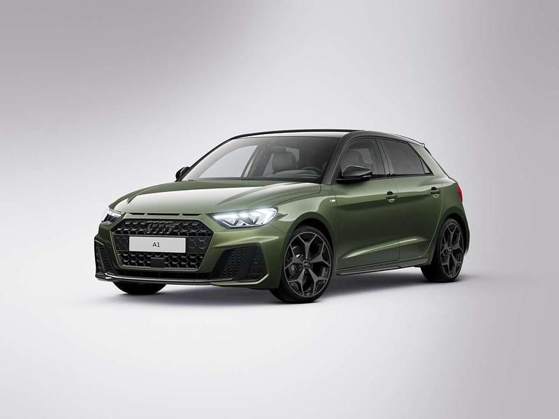 Distriktgrün metallic Neu 2025 Audi A1 S-Line Kleinwagen | 38.900 € (Teuer) - Bild 1/4