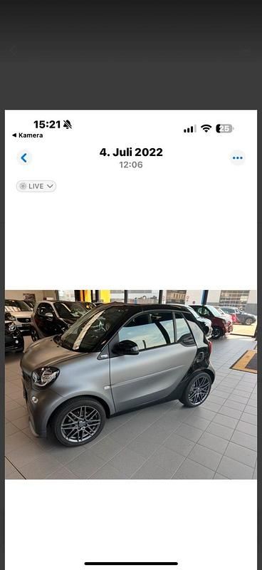 Grau Gebraucht 2019 Smart ForTwo Cabrio Brabus Cabrio | 29.900 € (Teuer) - Bild 1/1