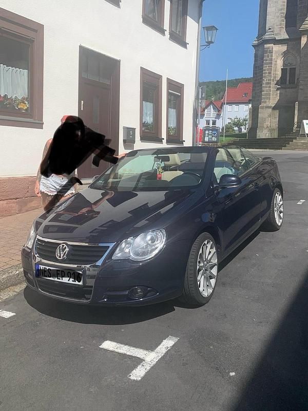 Blau Gebraucht 2007 VW Eos Cabrio | 2.800 € (Guter Preis) - Bild 1/4