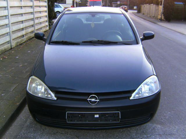 Gebraucht Opel Corsa 79 PS (58 kW) 2002 Blau metallic Kleinwagen