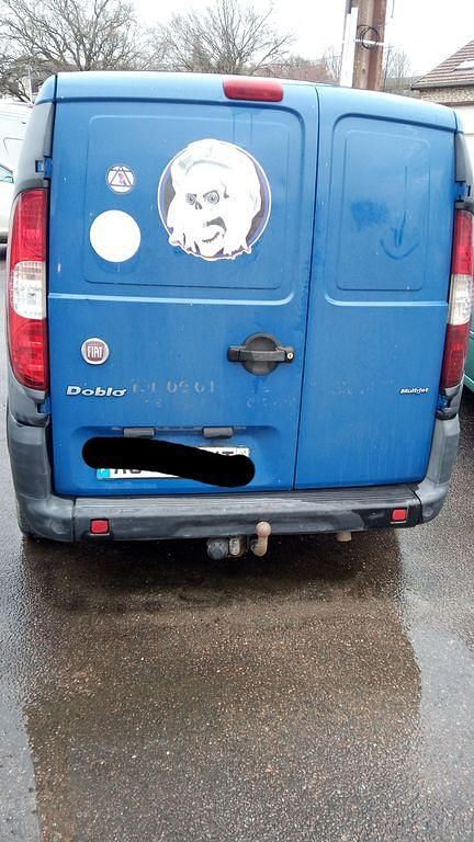 Gebraucht Fiat Doblò 75 PS (55 kW) 2009 Blau Van / Kleinbus