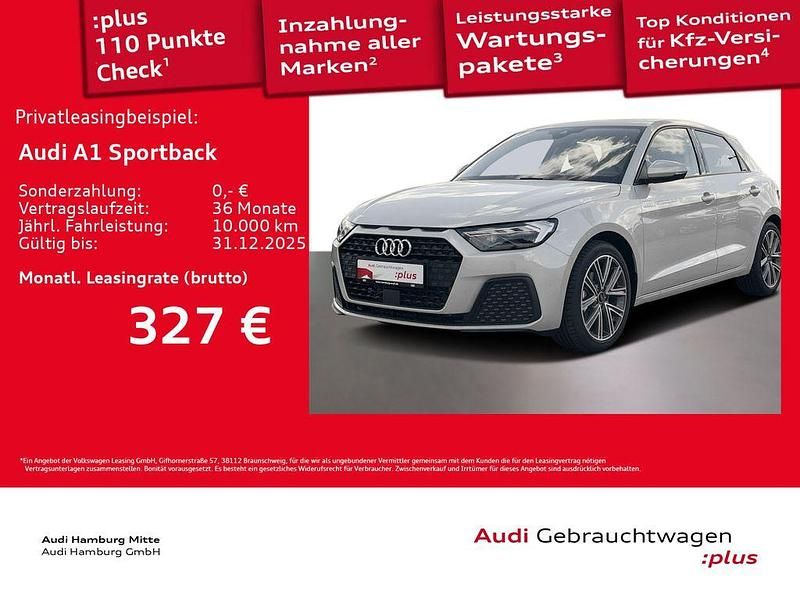 Tausilber metallic Gebraucht 2025 Audi A1 Sportback Basis Kleinwagen | 24.911 € (Superpreis) - Bild 1/3