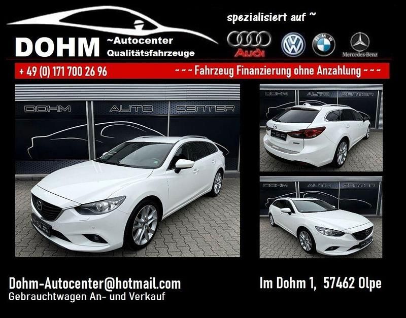 Weiß Gebraucht 2013 Mazda 6 Sports-Line Kombi | 9.948 € (Fairer Preis) - Bild 1/4
