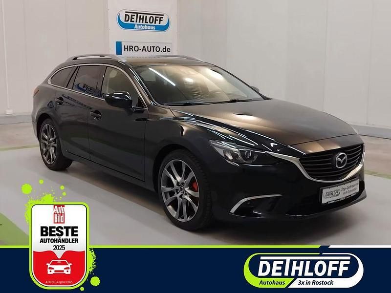 Schwarz Gebraucht 2016 Mazda 6 Sports-Line Kombi | 16.600 € (Etwas zu teuer) - Bild 1/4