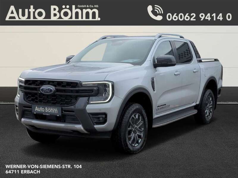 Polarsilber metallic Gebraucht 2024 Ford Ranger Wildtrack Abholung | 49.900 € (Teuer) - Bild 1/4