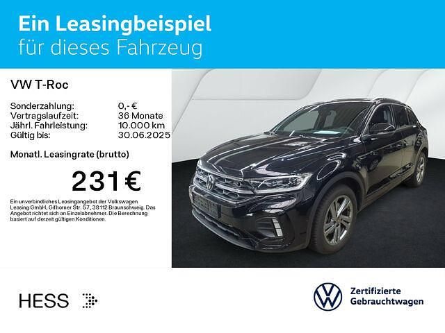 Gebraucht VW T-Roc R-line 150 PS (110 kW) 2024 Deep black perleffekt SUV