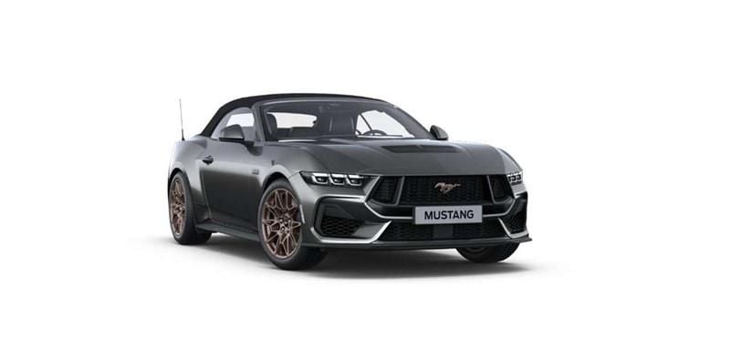 Carbonized grey met. Neu 2025 Ford Mustang GT Convertible Cabrio | 56.800 € (Superpreis) - Bild 1/4
