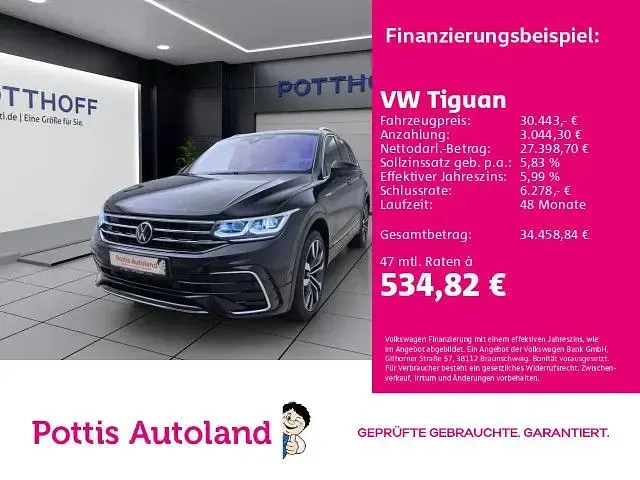 Gebraucht VW Tiguan R-line 150 PS (110 kW) 2020 SUV