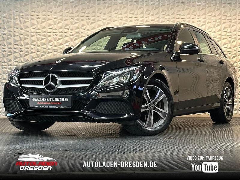 Schwarz Gebraucht 2017 Mercedes C200 Kombi | 16.999 € (Fairer Preis) - Bild 1/4