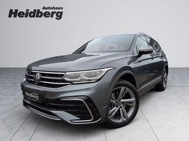 Grau Gebraucht 2022 VW Tiguan Allspace R-line SUV | 41.880 € (Teuer) - Bild 1/4