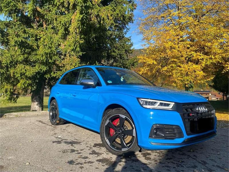 Blau Gebraucht 2020 Audi SQ5 SUV | 30.900 € (Fairer Preis) - Bild 1/4