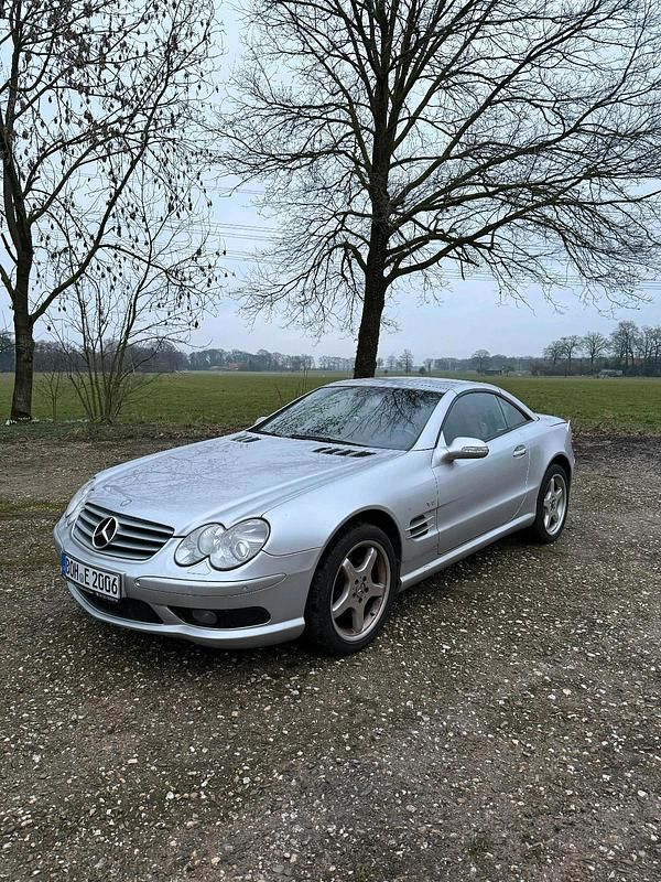 Gebraucht Mercedes SL500 306 PS (225 kW) 2002 Silber Cabrio