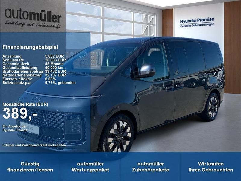 Grau Gebraucht 2021 Hyundai Staria Signature Van | 37.879 € (Guter Preis) - Bild 1/4