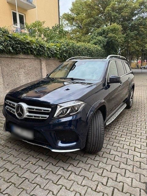 Blau Gebraucht 2018 Mercedes GLS500 AMG SUV | 43.250 € (Superpreis) - Bild 1/4