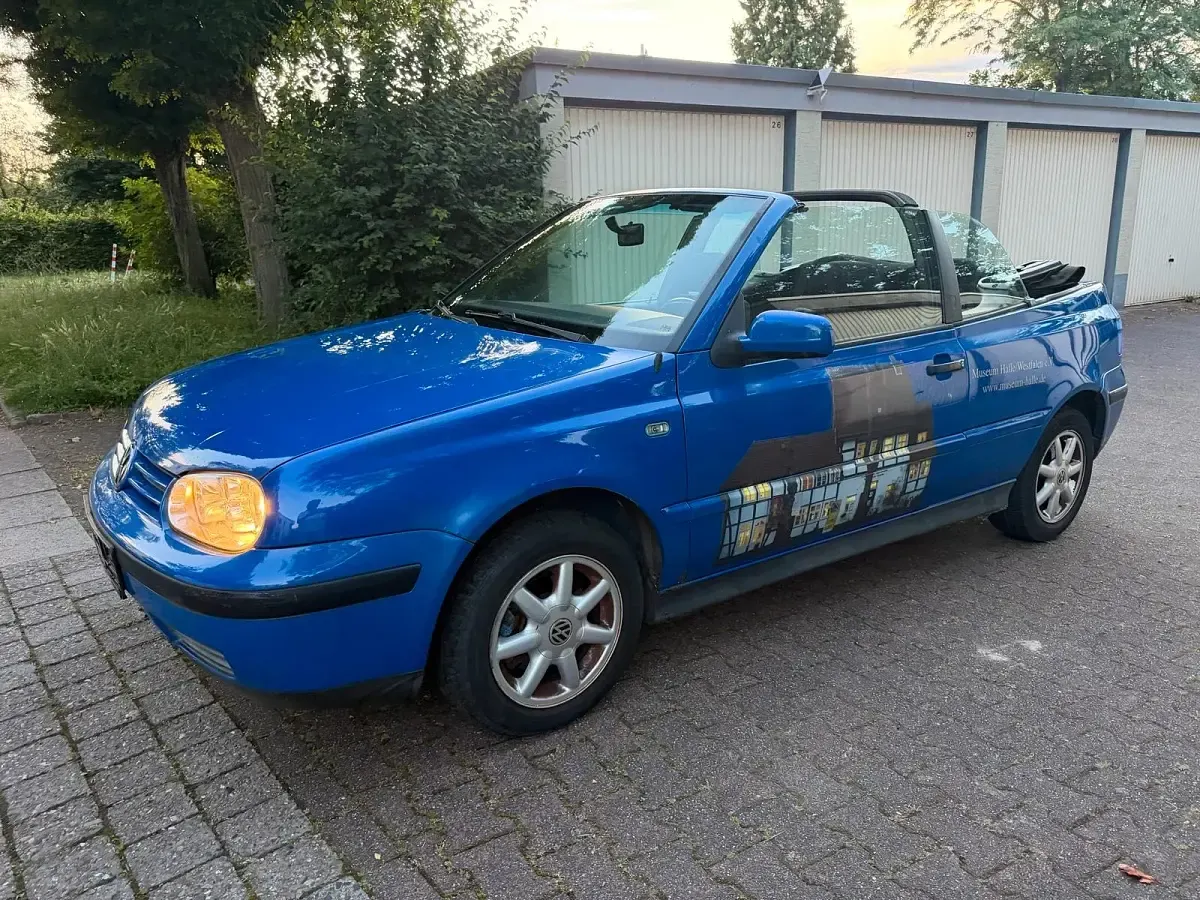 Gebraucht VW Golf Cabriolet 101 PS (74 kW) 1998 Blau Cabrio