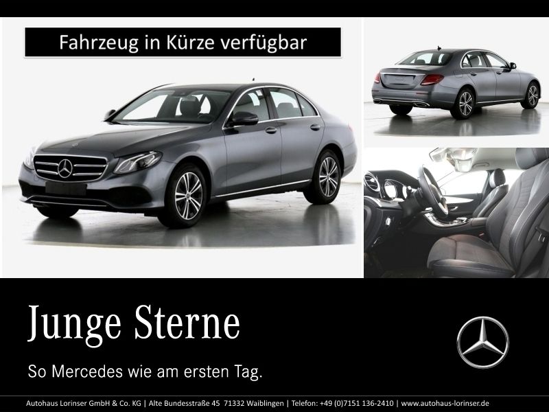 Grau selenitgrau Gebraucht 2020 Mercedes E220 Avantgarde Limousine | 35.200 € (Superpreis) - Bild 1/4