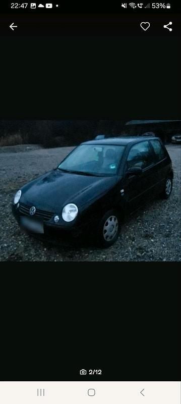 Gebraucht VW Lupo 50 PS (36 kW) 2003 Schwarz Kleinwagen