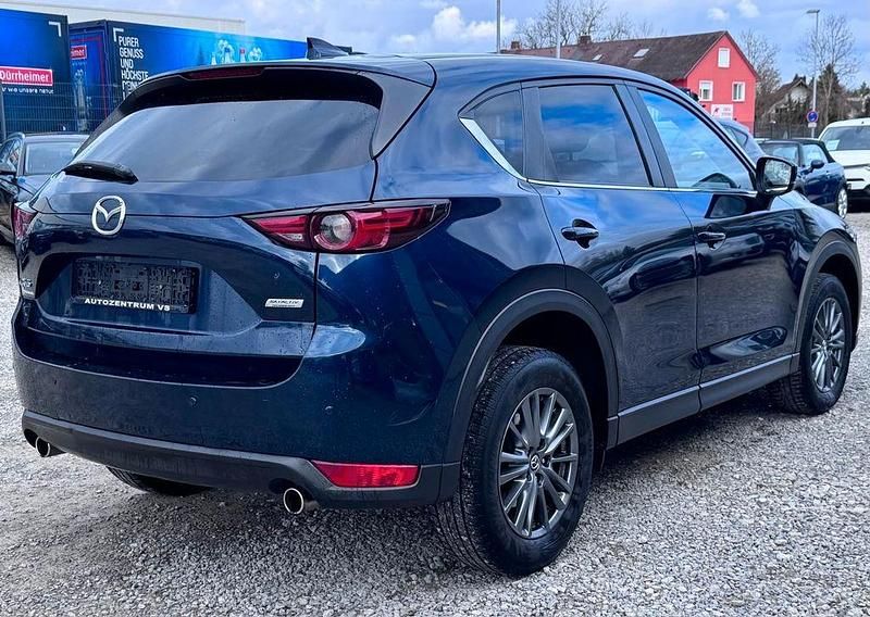 Gebraucht Mazda CX-5 Exclusive-Line 150 PS (110 kW) 2017 Blau SUV