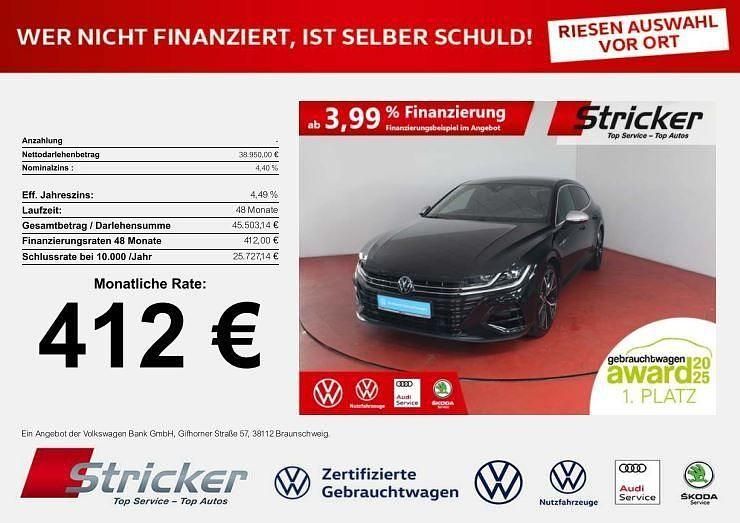 Deep black perleffekt Gebraucht 2024 VW Arteon R Kombi | 38.939 € (Guter Preis) - Bild 1/4