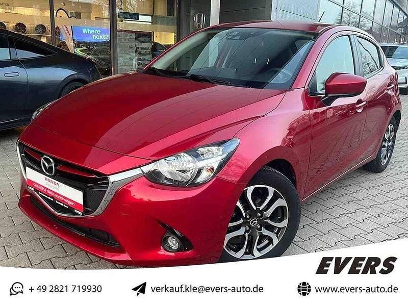 Gebraucht Mazda 2 Sports-Line 90 PS (66 kW) 2016 Rubinrot metallic Limousine
