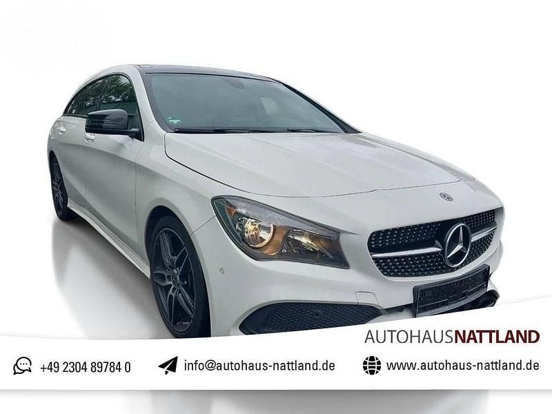 Polarweiss unilack Gebraucht 2019 Mercedes CLA220 Shooting Brake AMG line Kombi | 22.950 € (Superpreis) - Bild 1/4