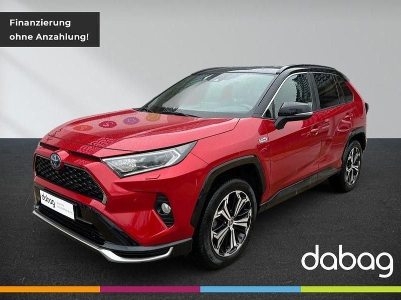 Emotional red metallic / black Gebraucht 2021 Toyota RAV4 Hybrid SUV | 28.990 € (Superpreis) - Bild 1/4