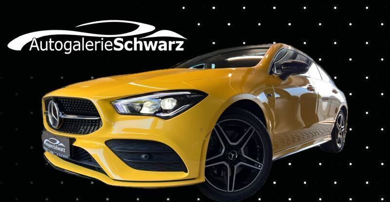 Gelb Gebraucht 2021 Mercedes CLA250e Shooting Brake AMG Kombi | 25.450 € (Guter Preis) - Bild 1/3