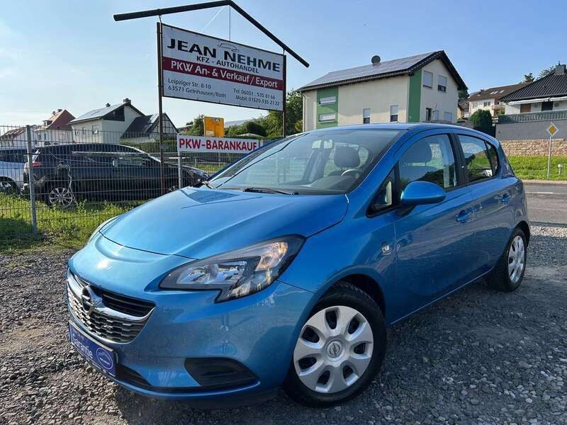 Arktisblau/true blue Gebraucht 2019 Opel Corsa Edition Kleinwagen | 10.900 € (Guter Preis) - Bild 1/4
