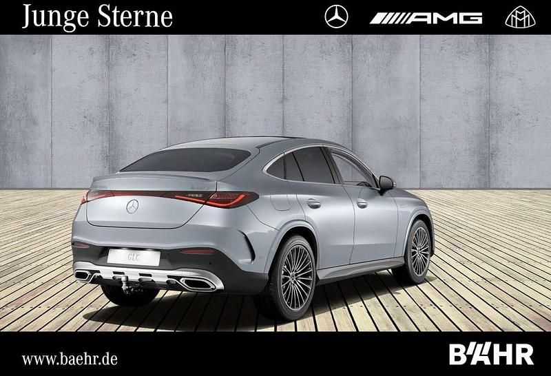 Brugt Mercedes GLC400d AMG 252 HK (185 kW) 2025 Sølv Coupe