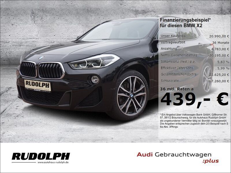 Schwarz Gebraucht 2019 BMW X2 M Sport SUV | 21.930 € (Guter Preis) - Bild 1/4